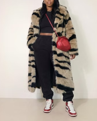 Faux Fur Long Coat