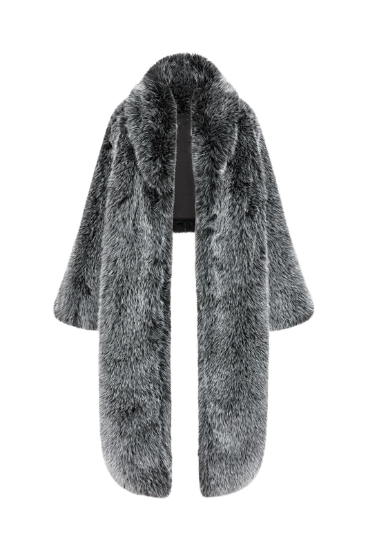 Short faux mink jacket