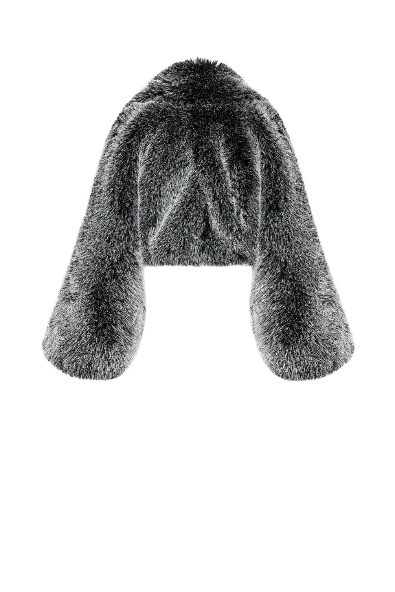 Short faux mink jacket