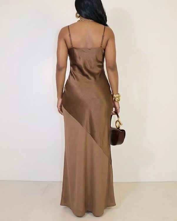 Satin Maxi Dress