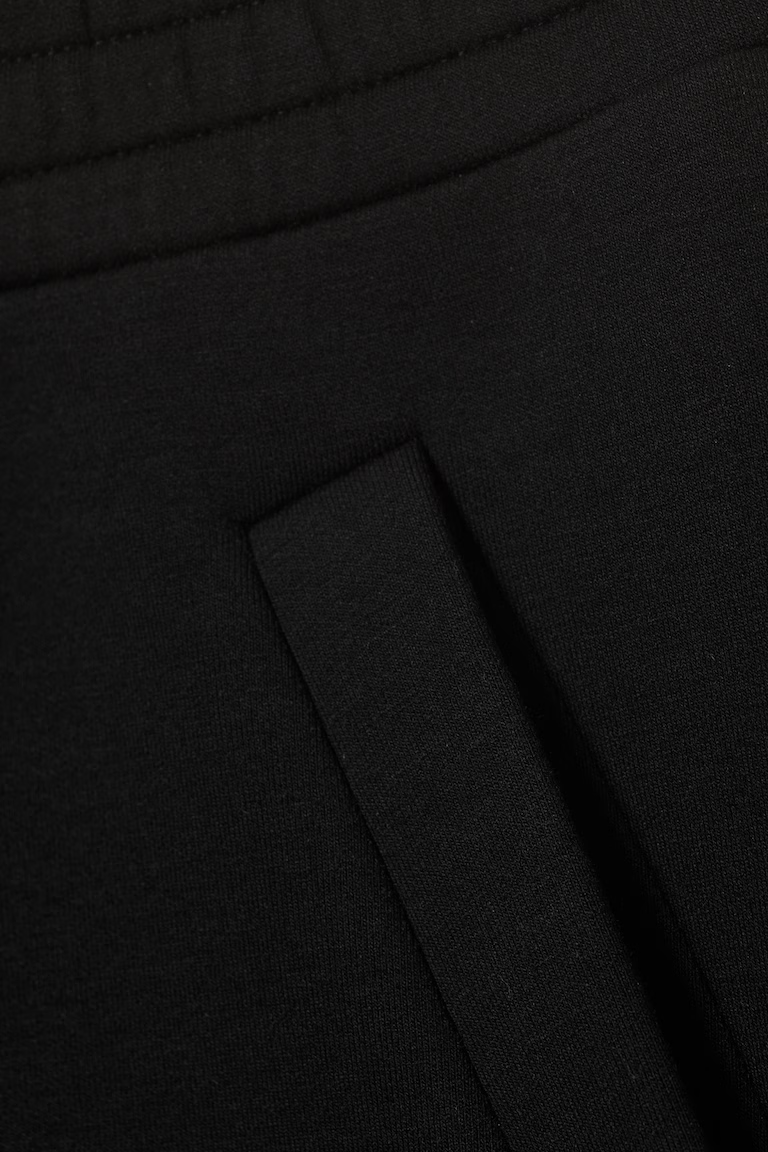 Fitted Neoprene Effect Jacket + Pants Two-Piece Set