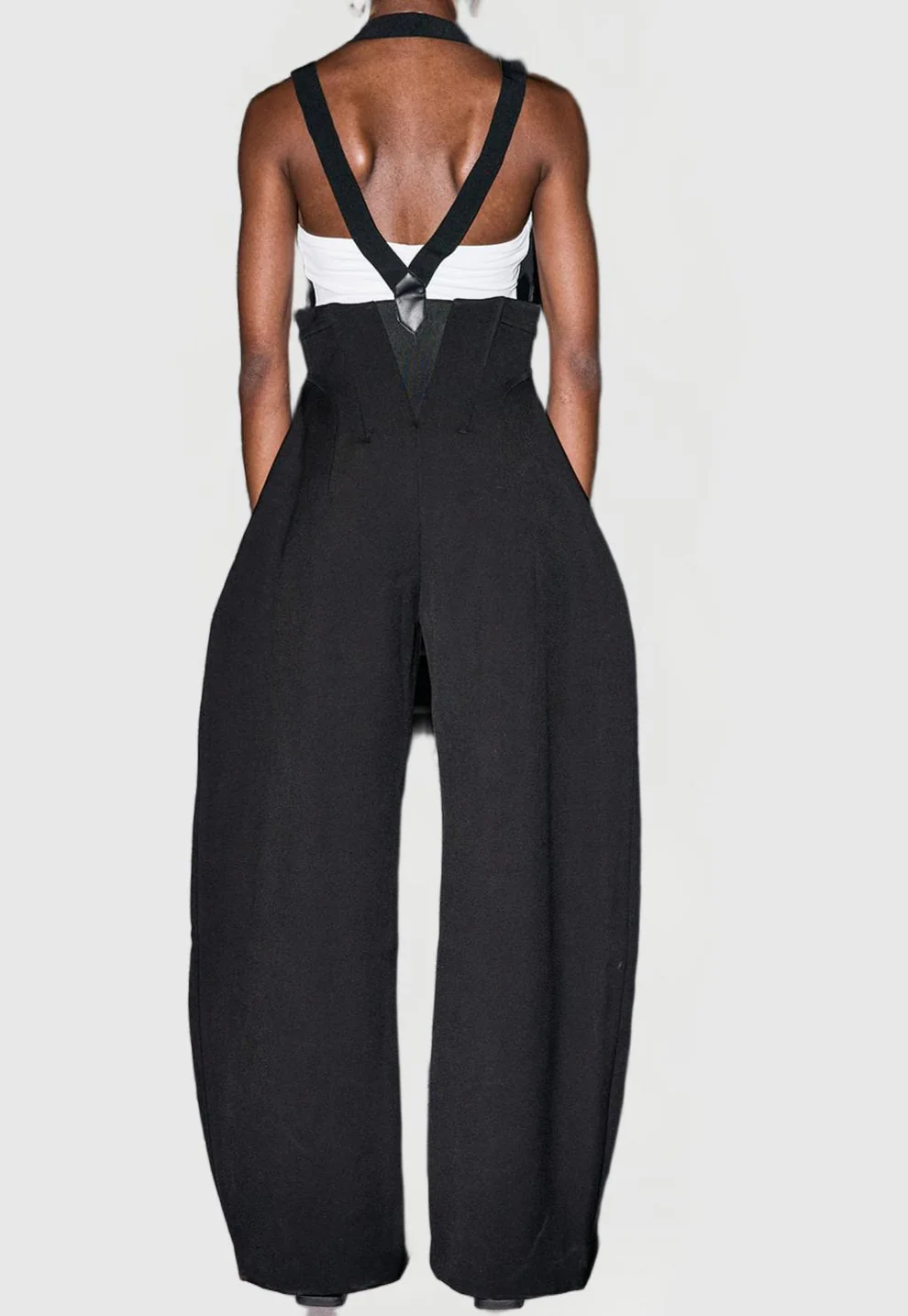 Denim Corset Overalls