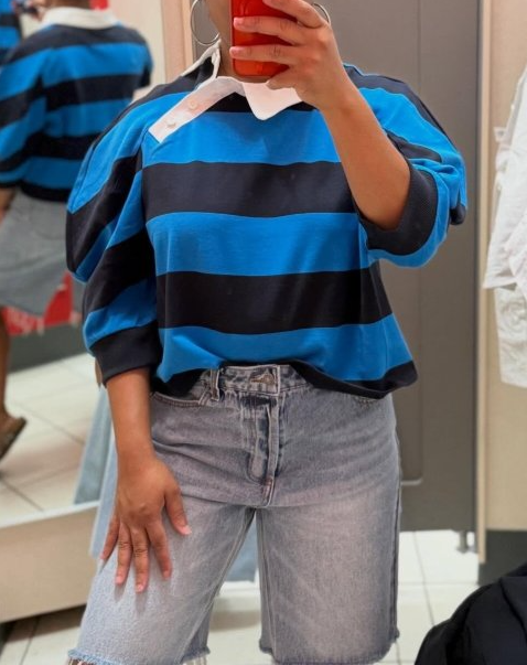 Denim Bermuda Shorts