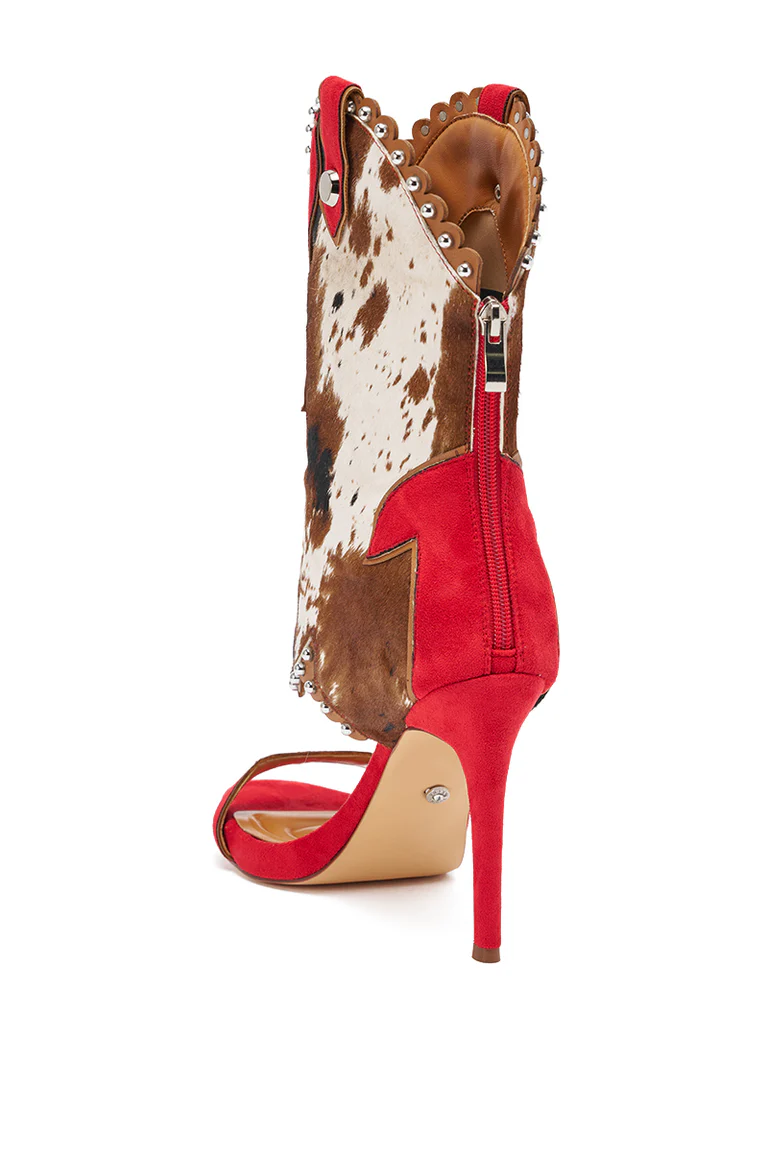 COW MULTI WESTERN GLADIATOR SANDAL
