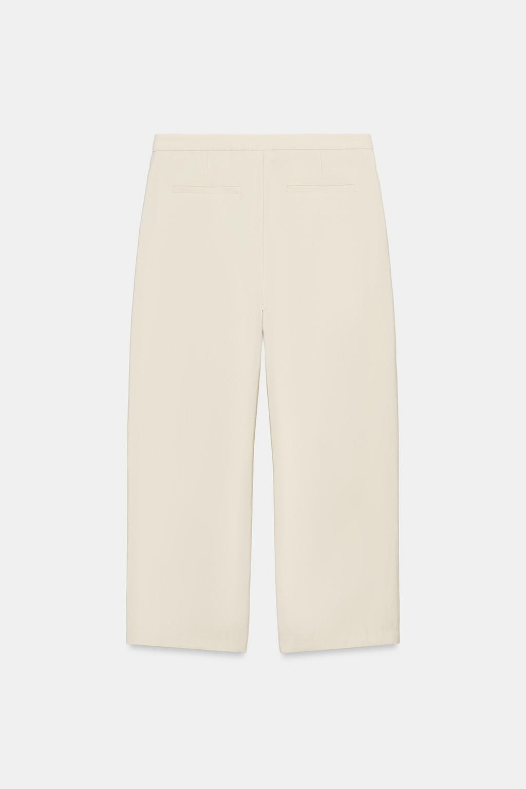 Crossover front pants
