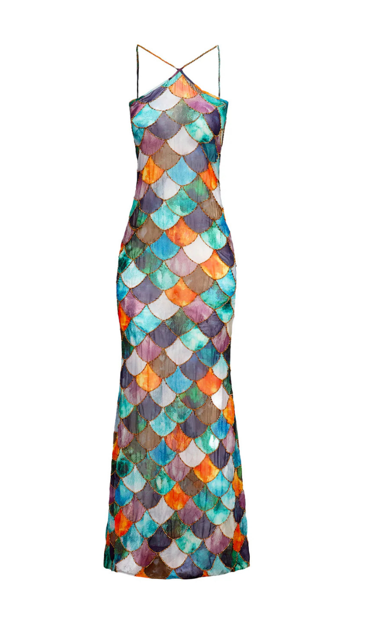 Rainbow Maxi Dress