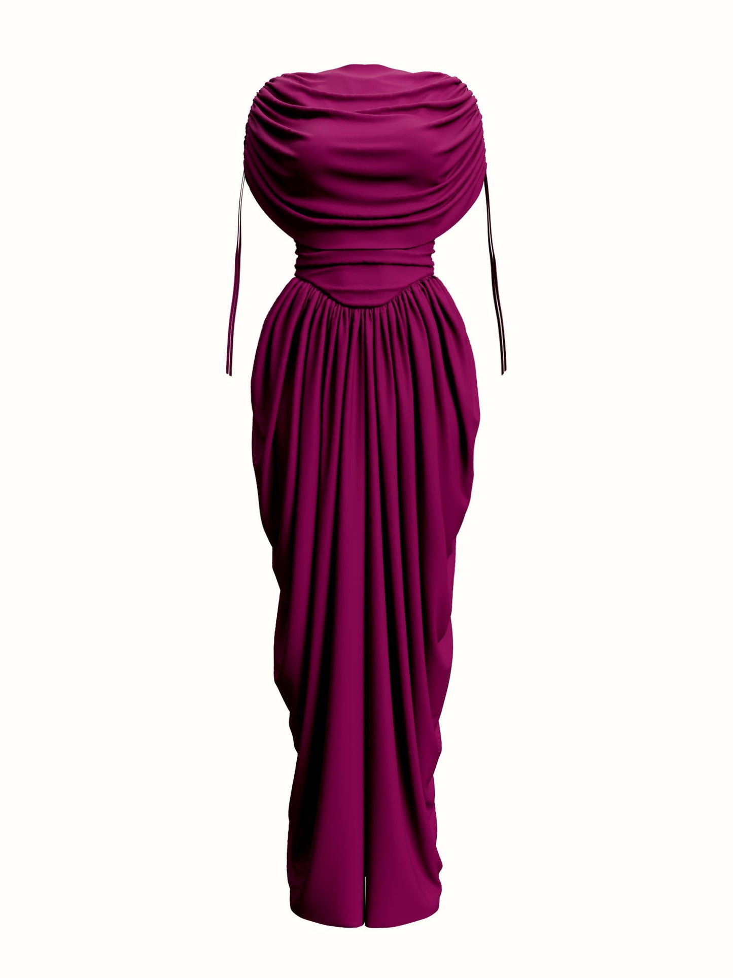 Pleated Layered Dress