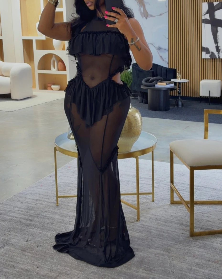 Soft seduction maxi dress