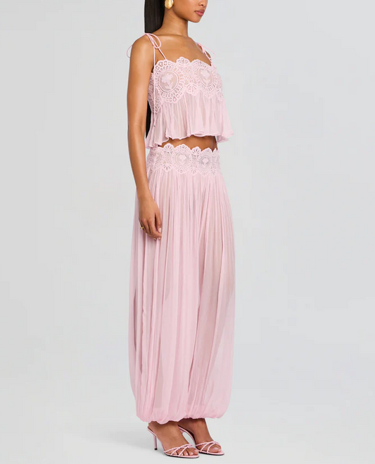 Embroidered Chiffon Set