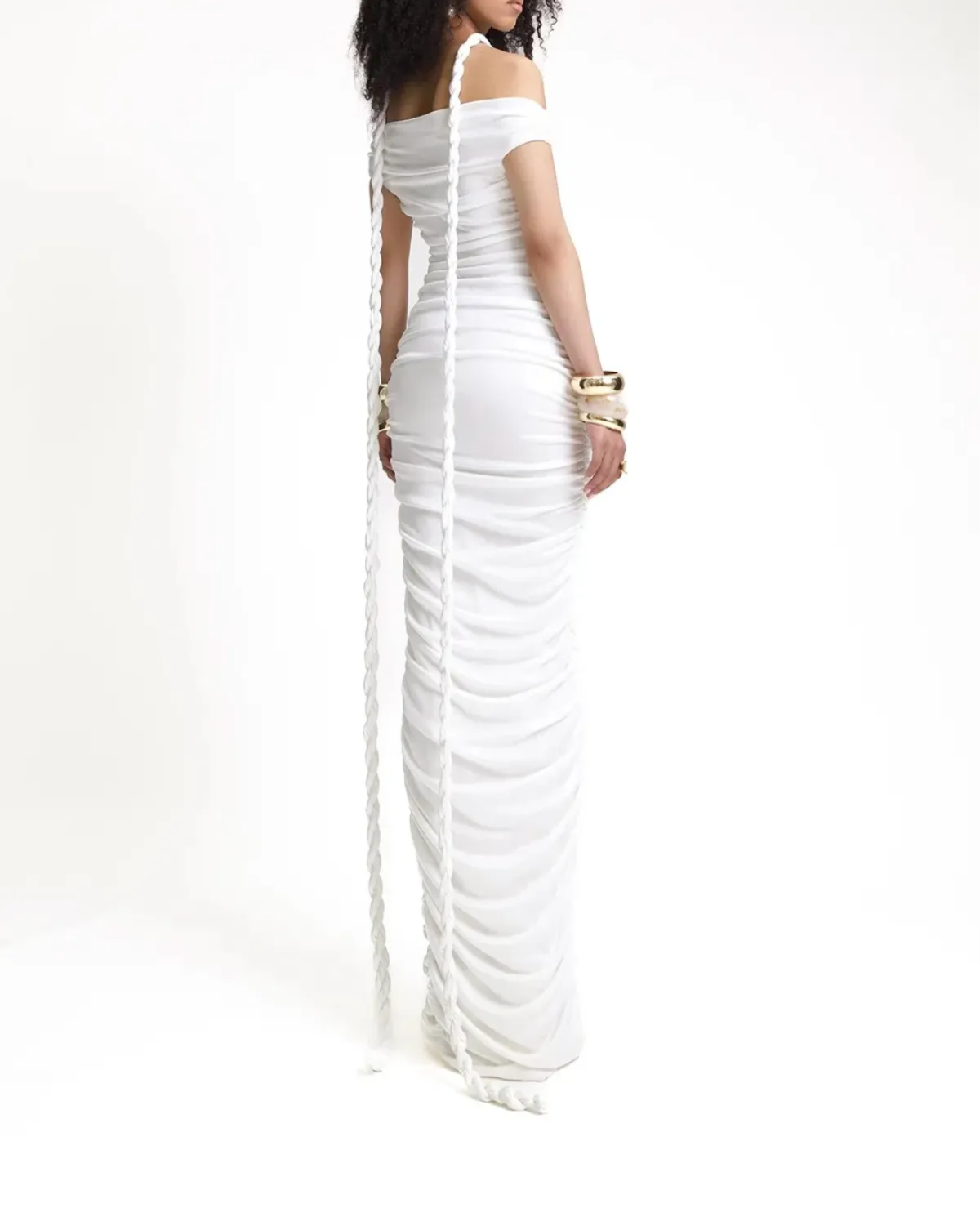 Elegant Pleated Maxi Dress
