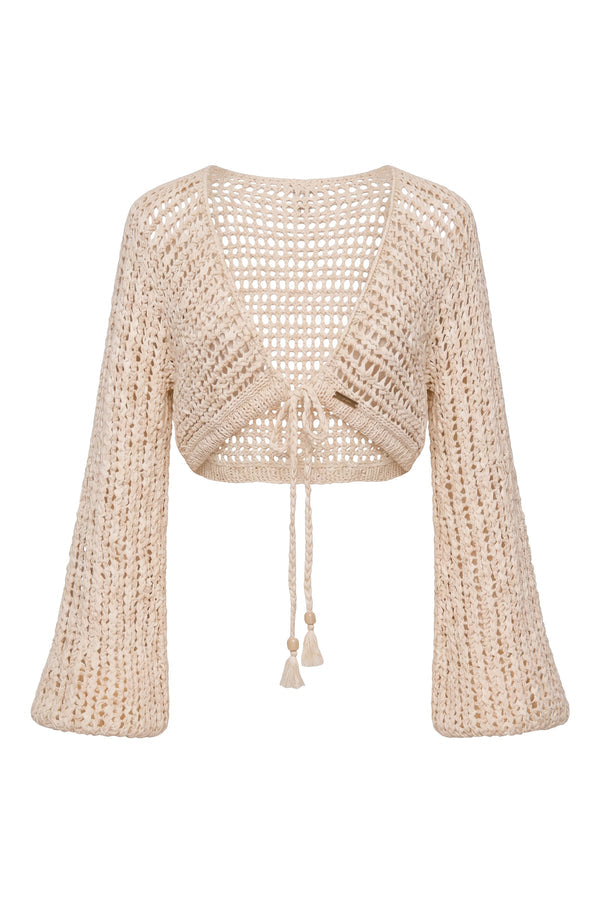 Ivory Deep Waters Crochet Top