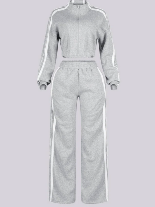 Striped Sports Suit