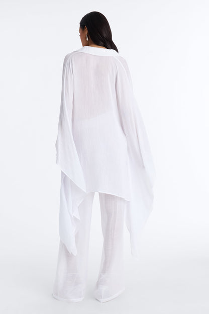 （🔥Final Week Sale: Save 40%）Linen Pant Set - White