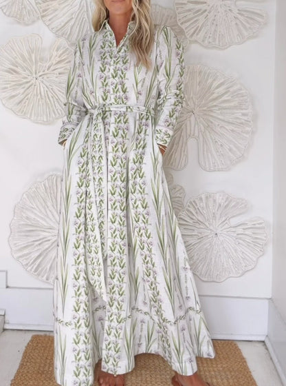 The Kit Long Sleeve Shirtdress