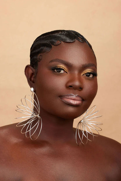 Half chain earrings