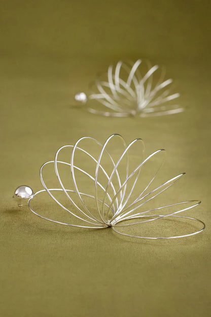 Half chain earrings