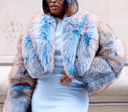 The Blue Frost Crop Jacket