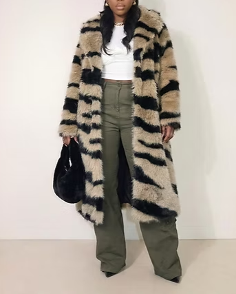 Faux Fur Long Coat