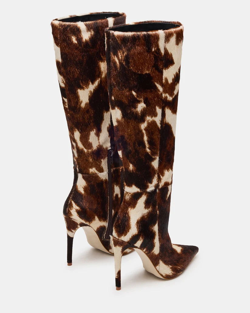 Leopard Cow Print Boots