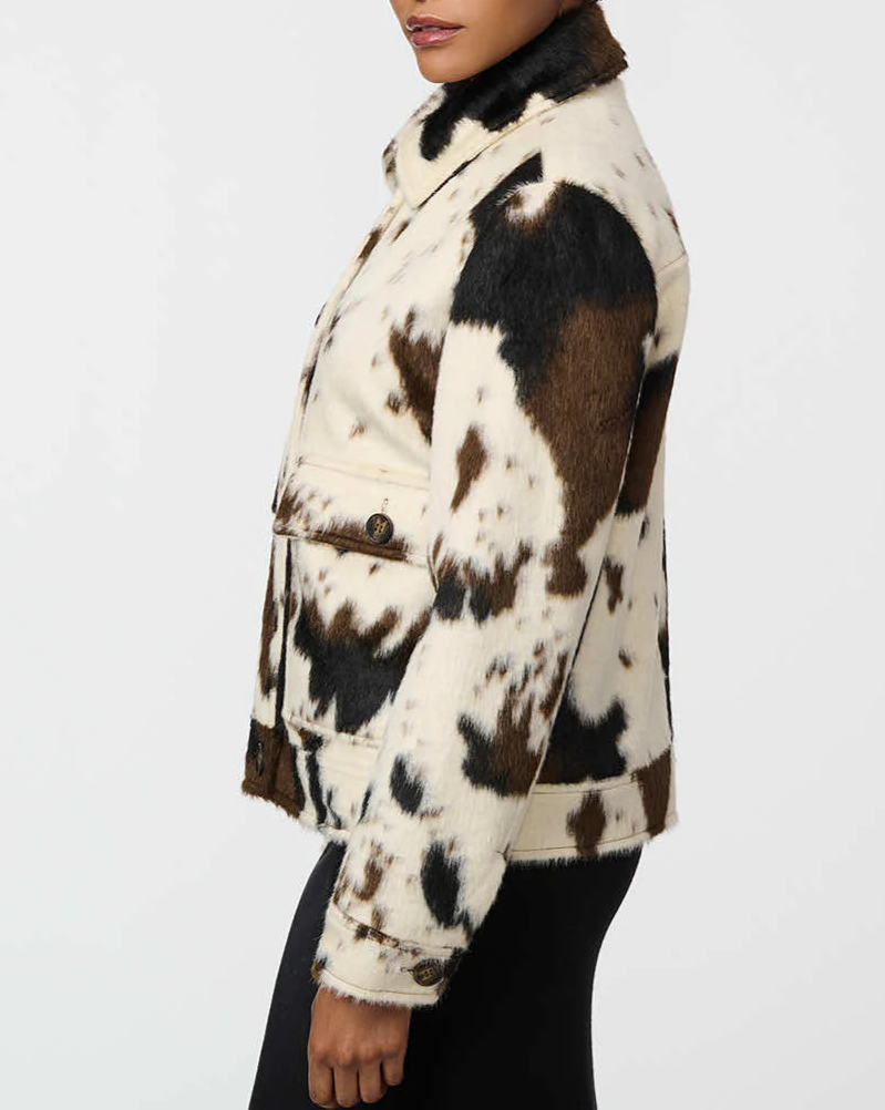 Cow Print Jacket