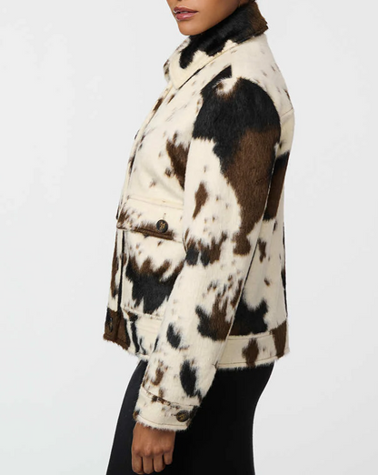 Cow Print Jacket