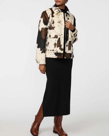 Cow Print Jacket