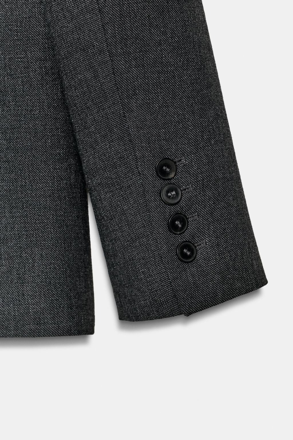 Faux Fur Collar Fitted Blazer