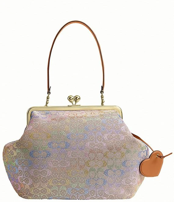 Large Rainbow Crystal Eyeglasses Frame Bag