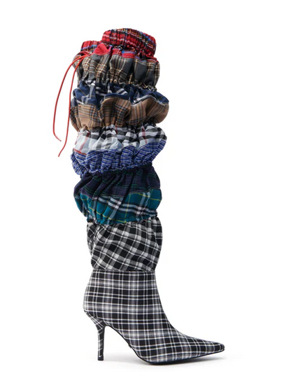 Pleated Layered Multi Boots