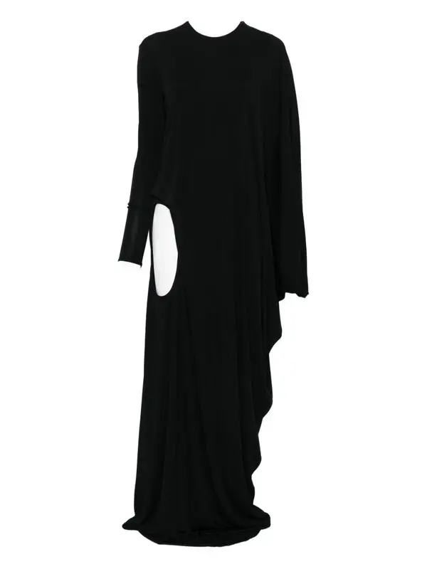 Long asymmetrical dress