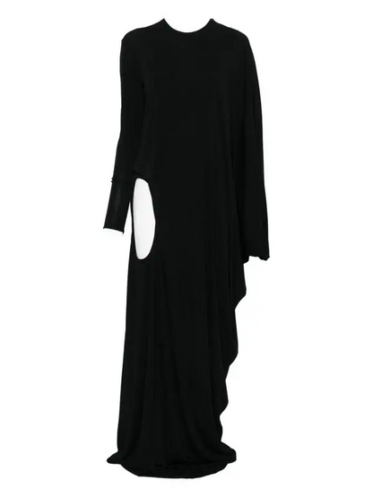 Long asymmetrical dress