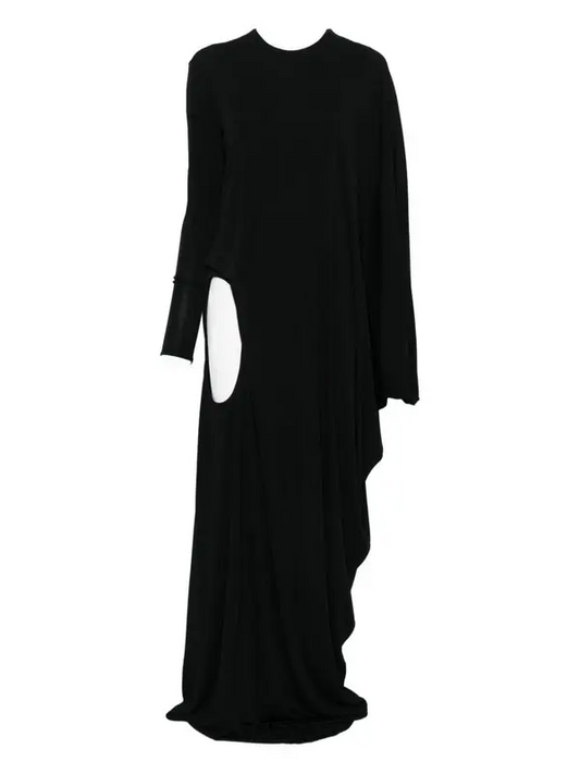 Long asymmetrical dress