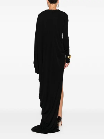 Long asymmetrical dress