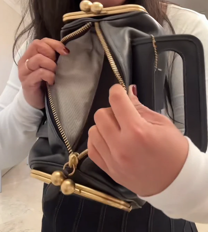 Double-opening handheld mailbox bag