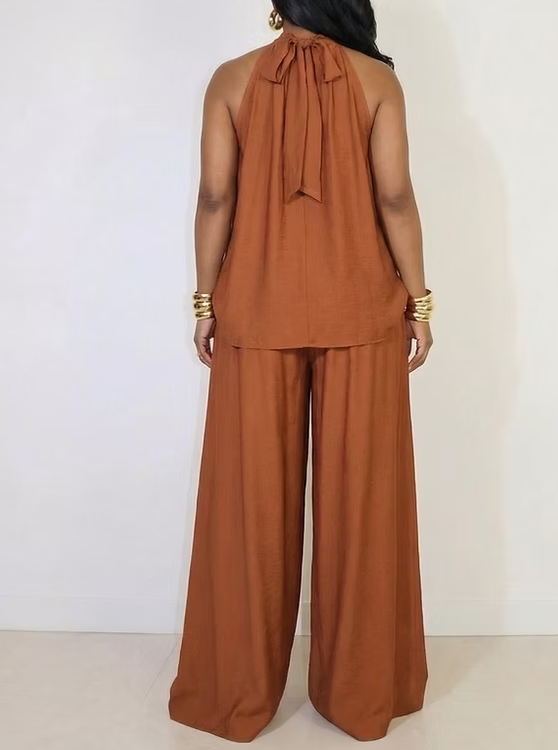 Satin Halter Set