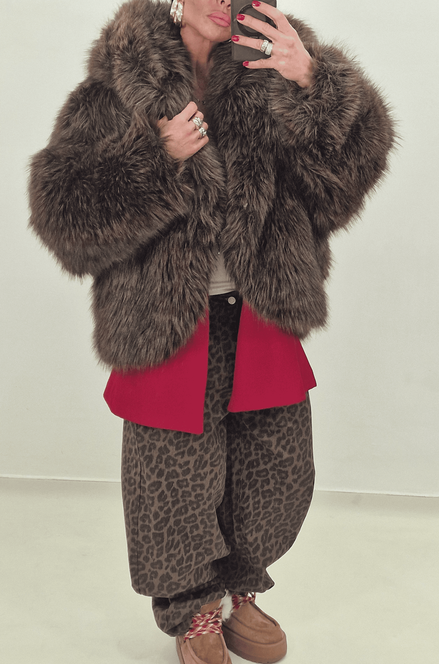 Faux Fur Coat