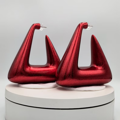 Geometric Big Hoop Earrings