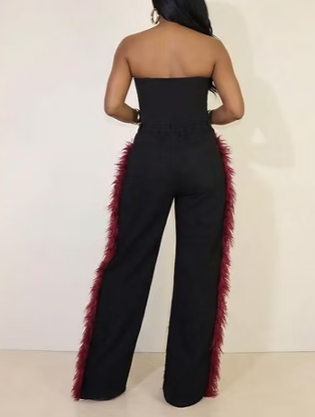 Feathered Jeans
