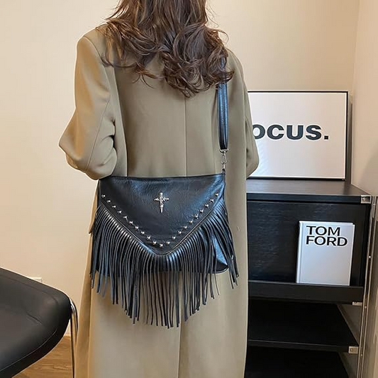 Vintage Leather Crossbody Bag