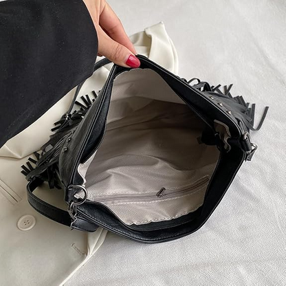 Vintage Leather Crossbody Bag