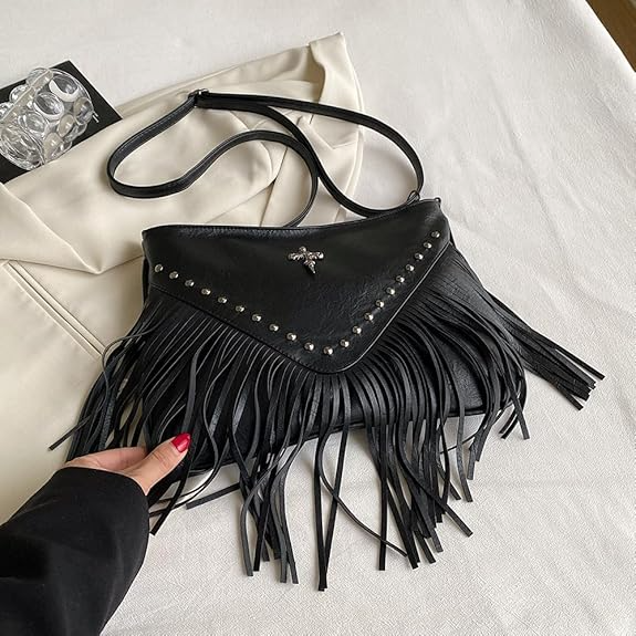 Vintage Leather Crossbody Bag