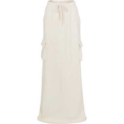 Hooded Sweatshirt and Long Skirt Set