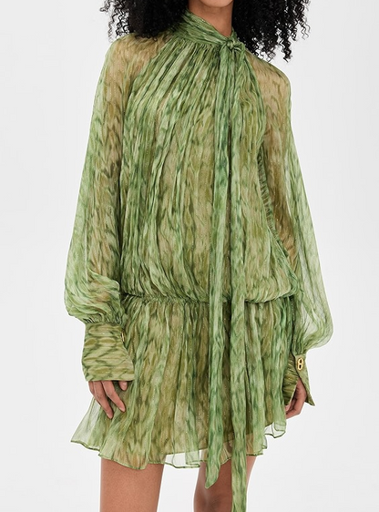 Sheer Tulle Bow dress