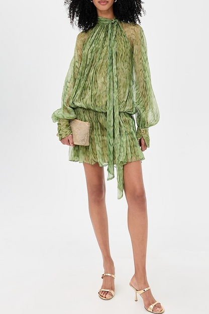 Sheer Tulle Bow dress