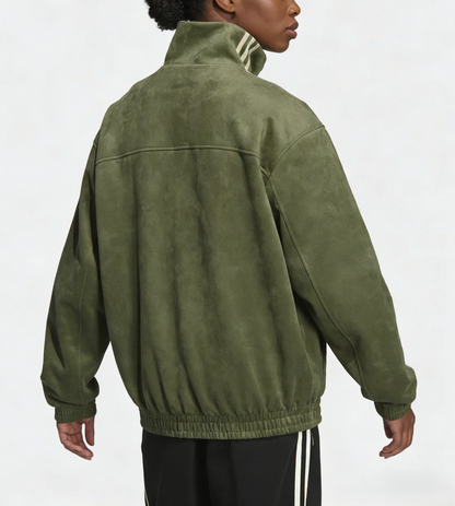 Embroidered Three Stripes Tang Suit Loose Jacket