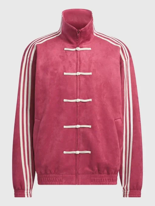 Embroidered Three Stripes Tang Suit Loose Jacket