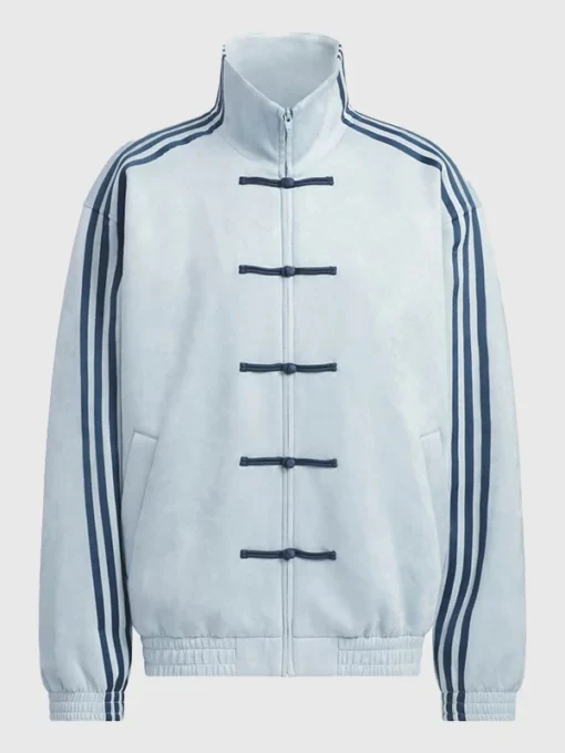 Embroidered Three Stripes Tang Suit Loose Jacket