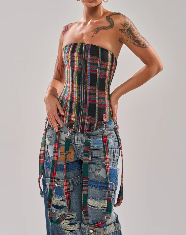Plaid Corset