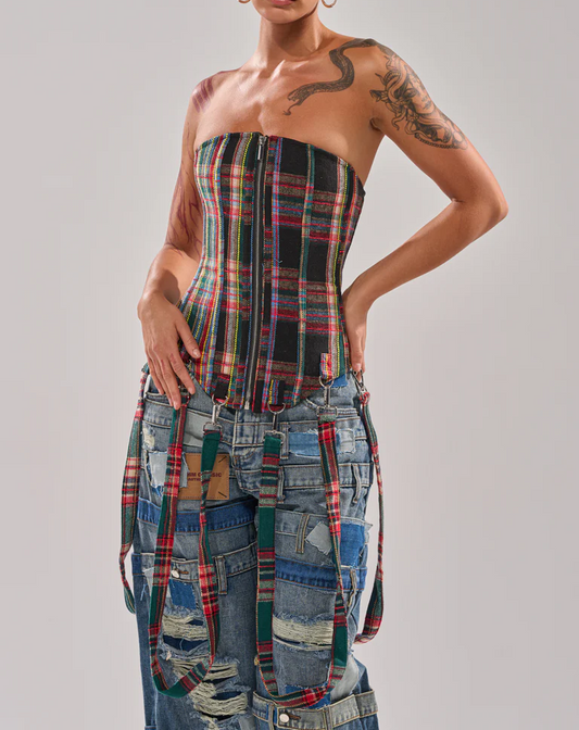 Plaid Corset