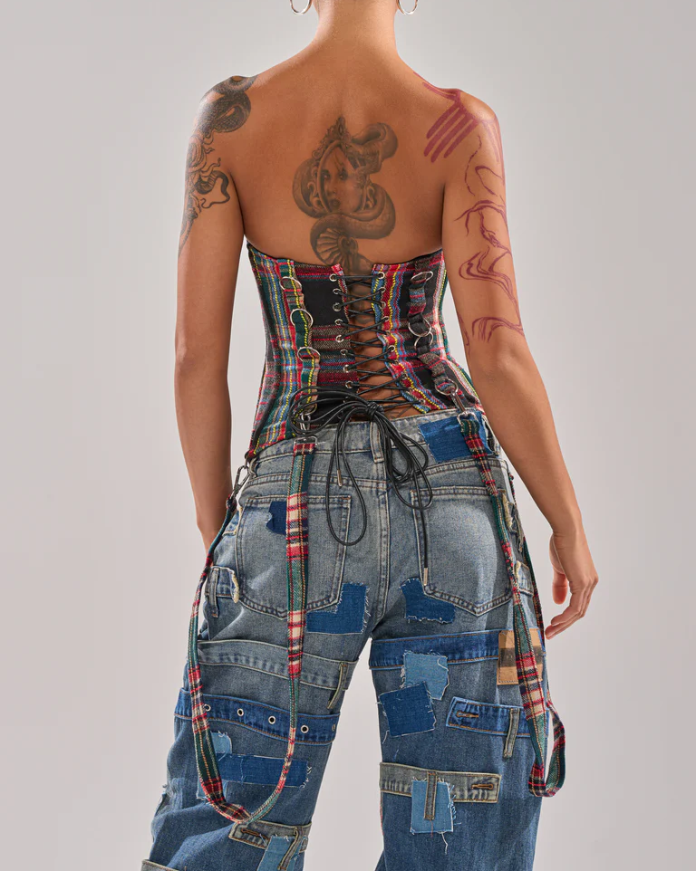 Plaid Corset